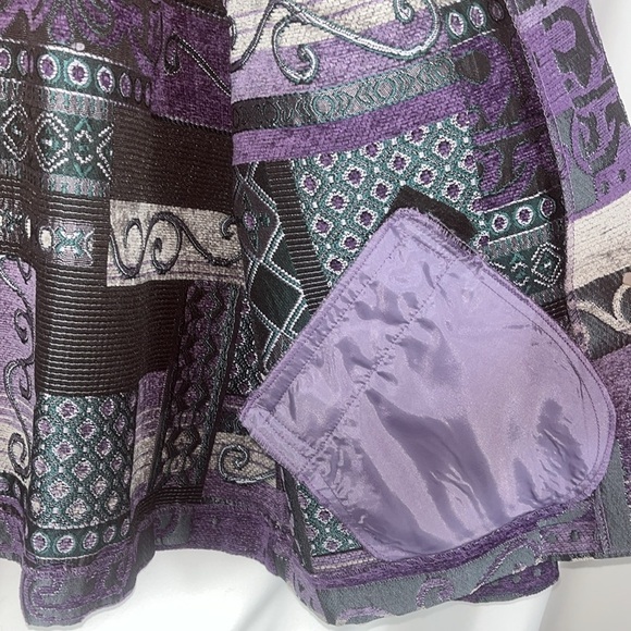 Anthony Richards multi-texture open face jacket Sz 14 - Picture 7 of 8